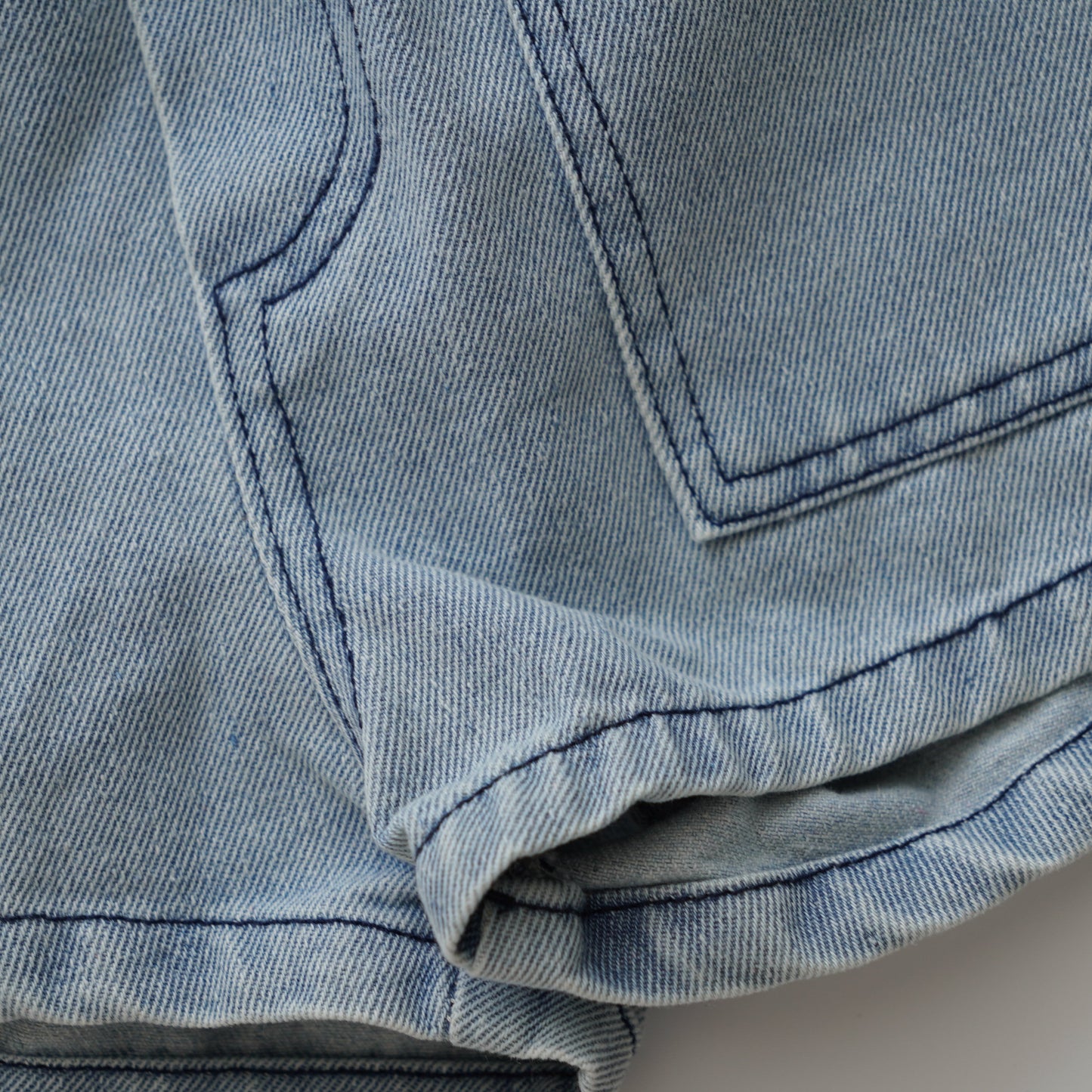 Side Pocket Casual Denim Pants