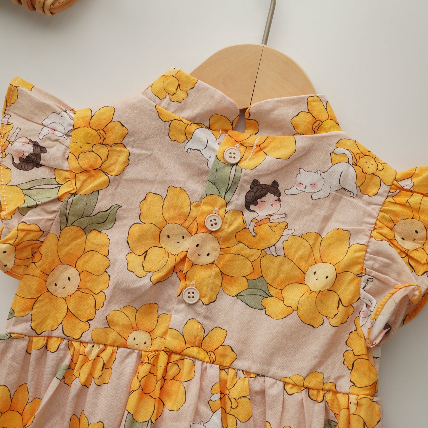 Flower & Cat Sister Matching Cheongsam