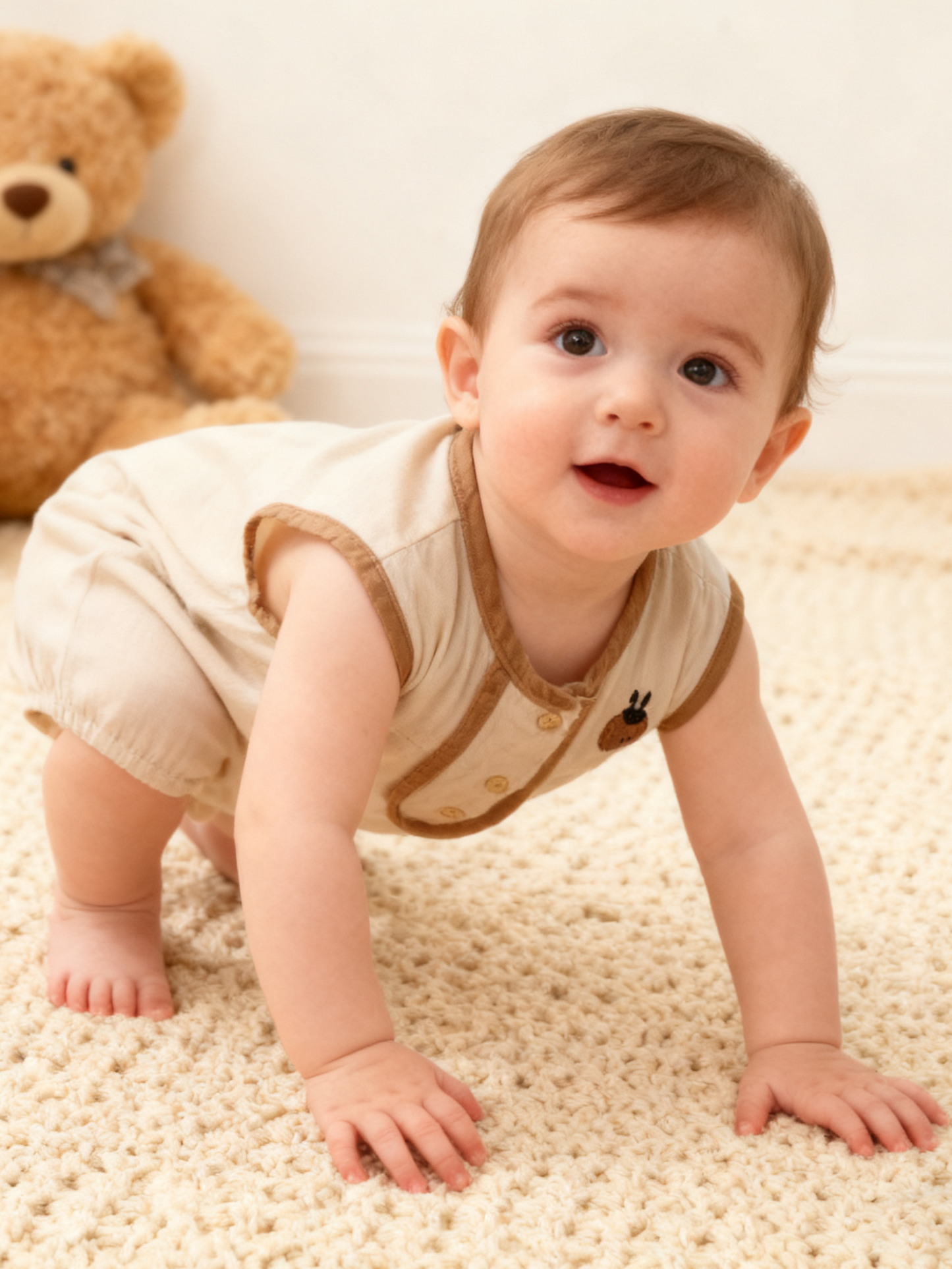 Back Design Bear Overall (Size 73)