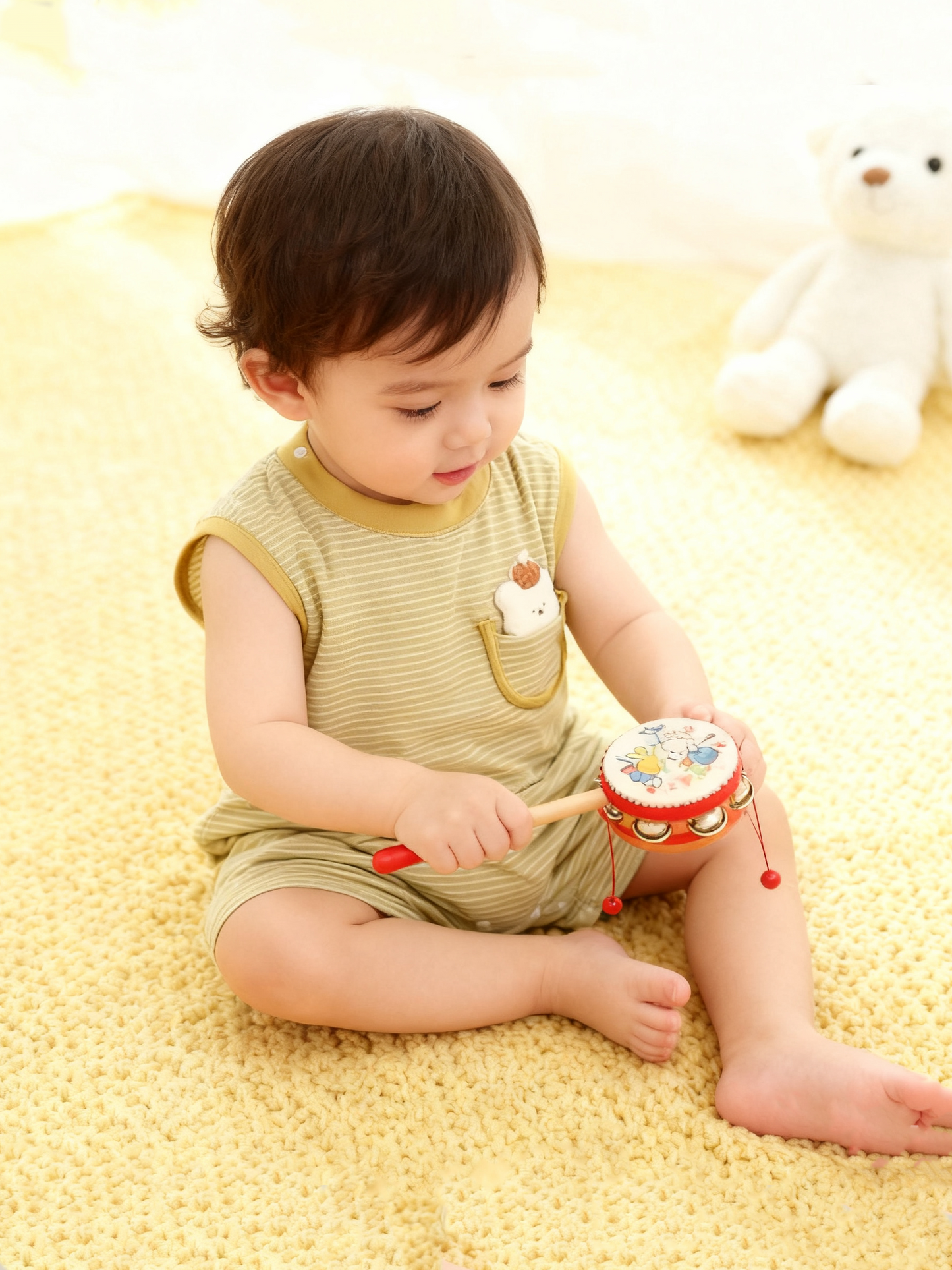 3D Bear Line Overall (Size 80)