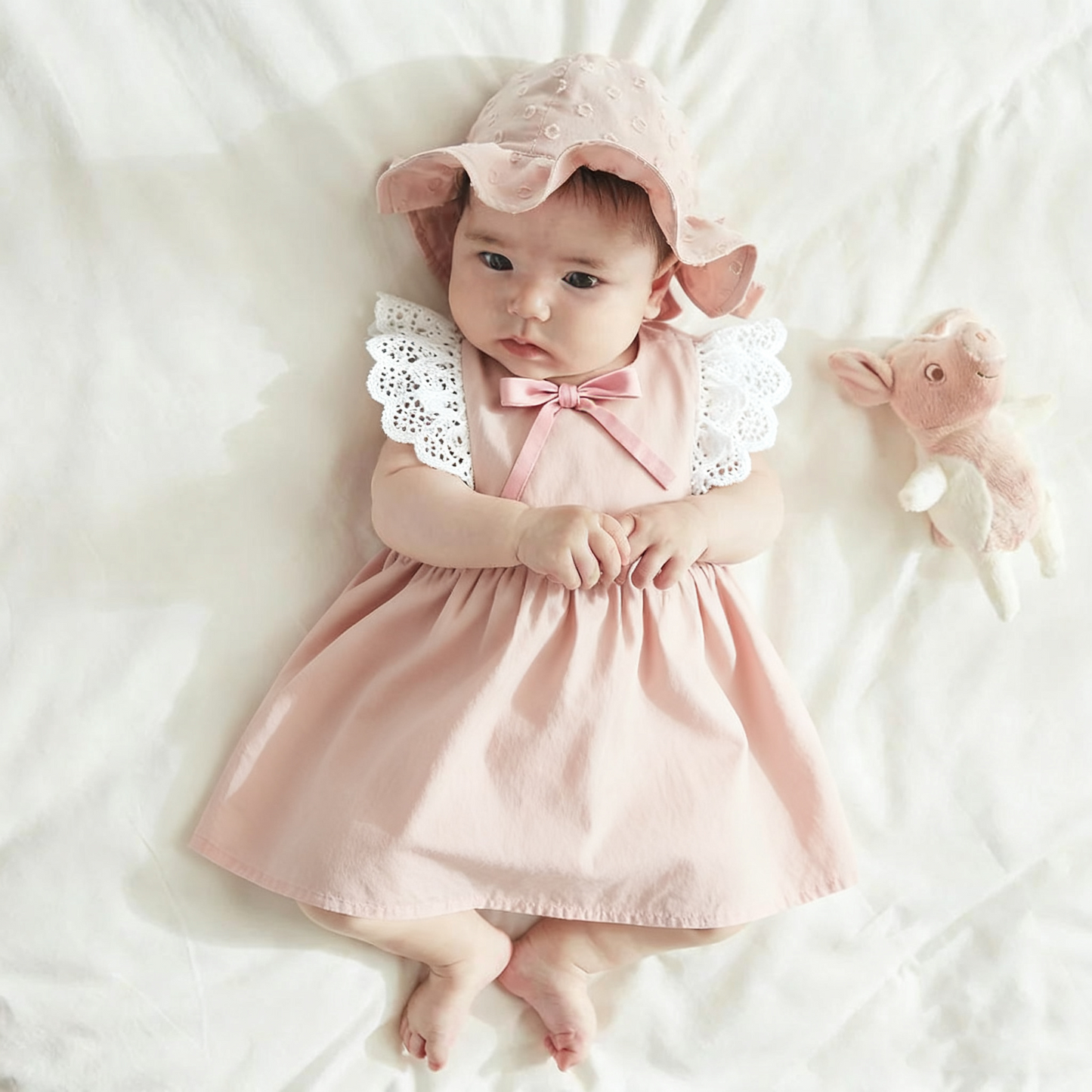 Sweet Girl Ribbon Dress (Size 130)