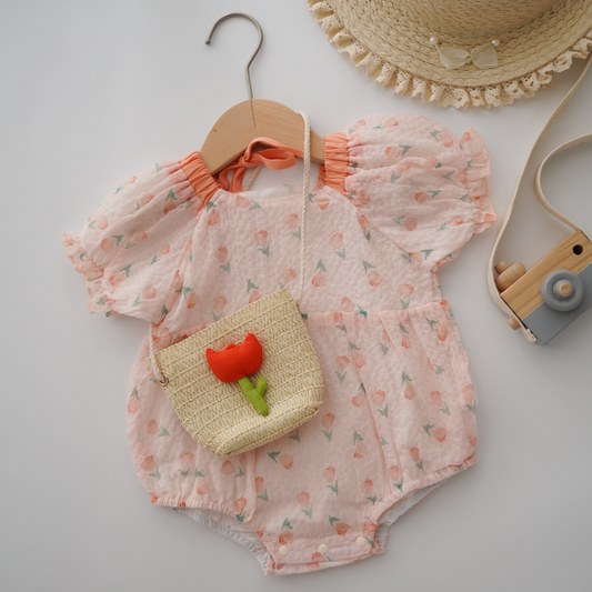 Tulip Summer Romper with Bag (Size 73)