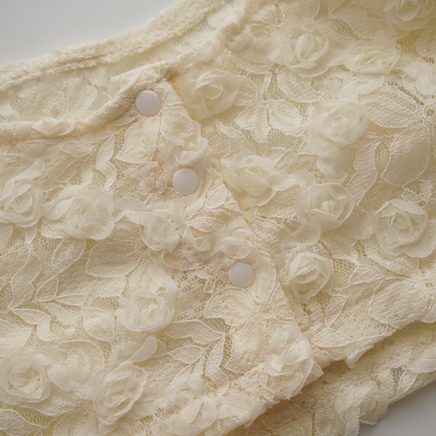 Basic Romper with Lacey Outer Set