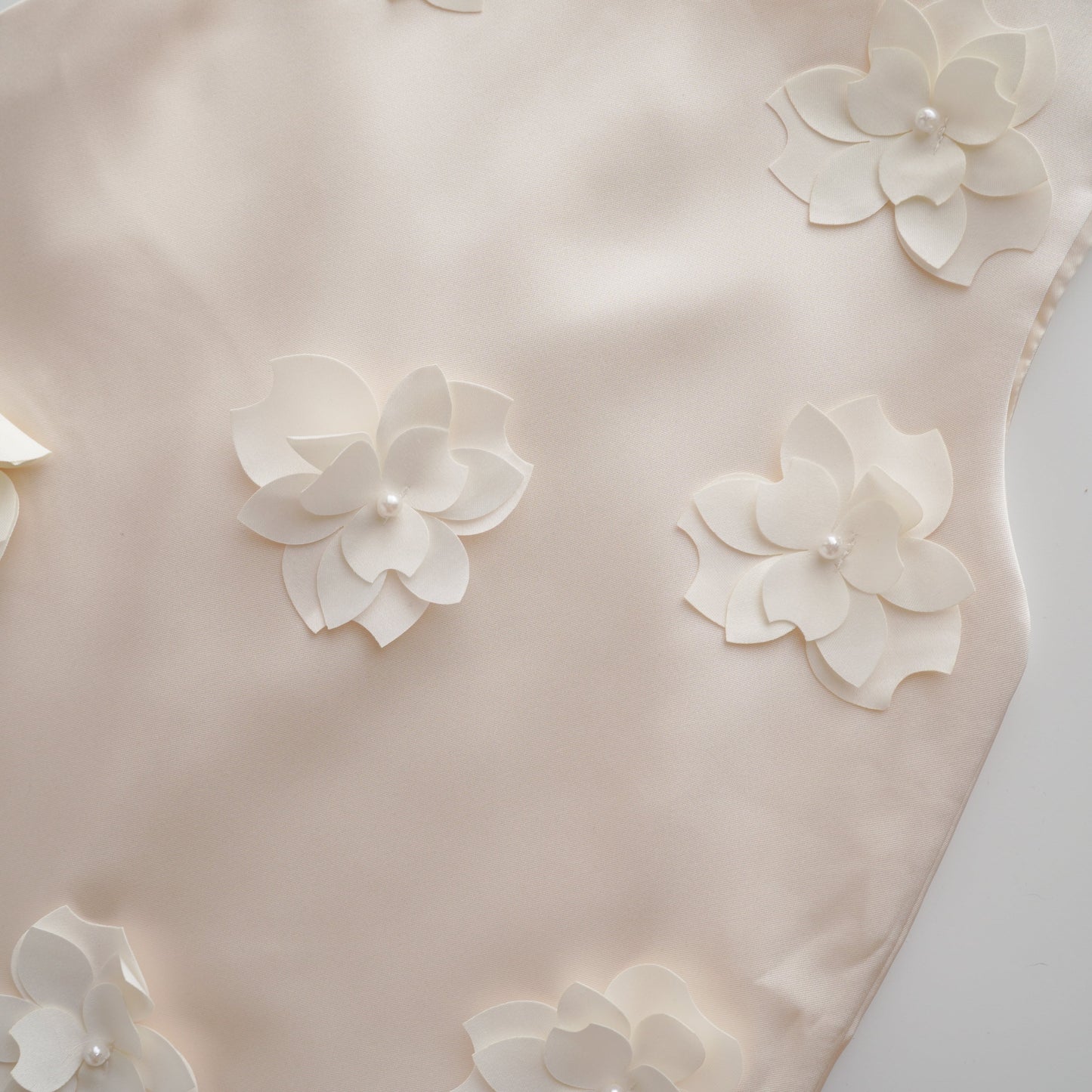 3D Flower Silk Dress (Size 120&130)