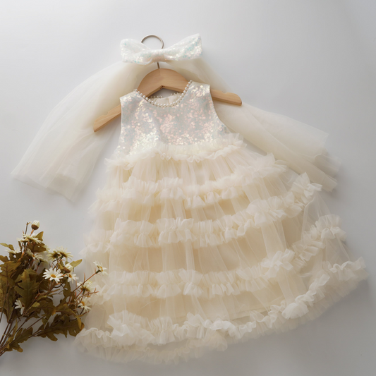 Premium Shine & Layered Dress