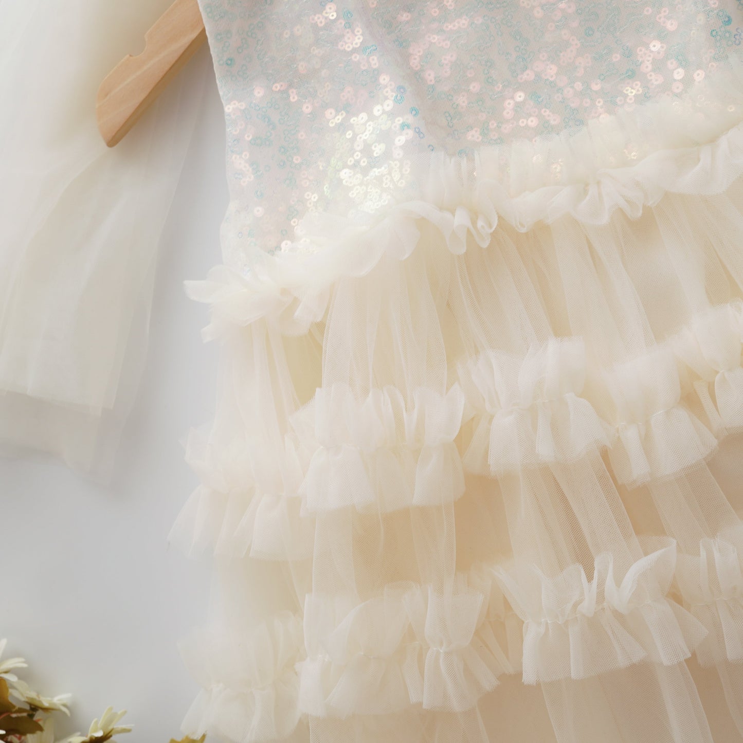 Premium Shine & Layered Dress