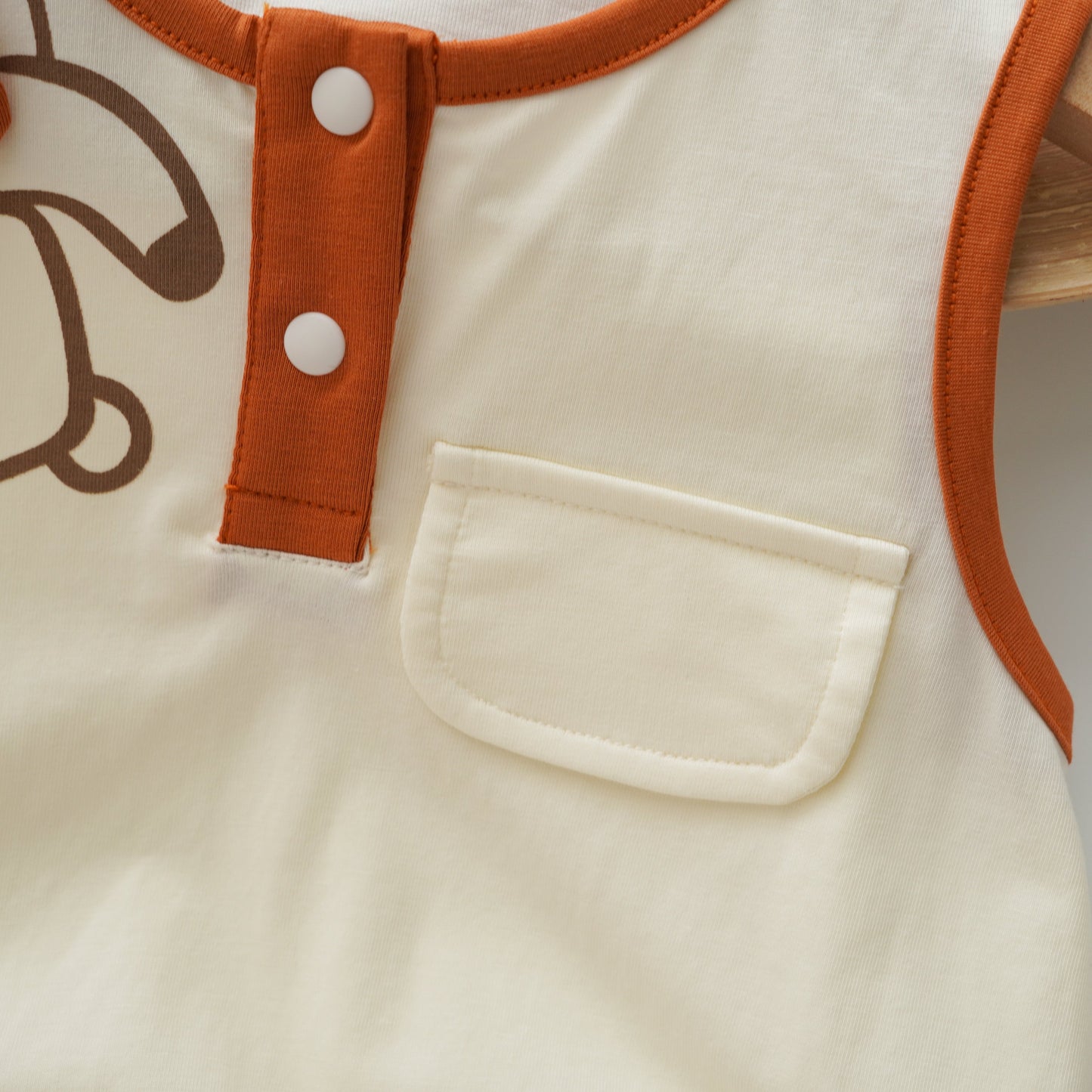 3D Cute Bear Sleeveless Romper