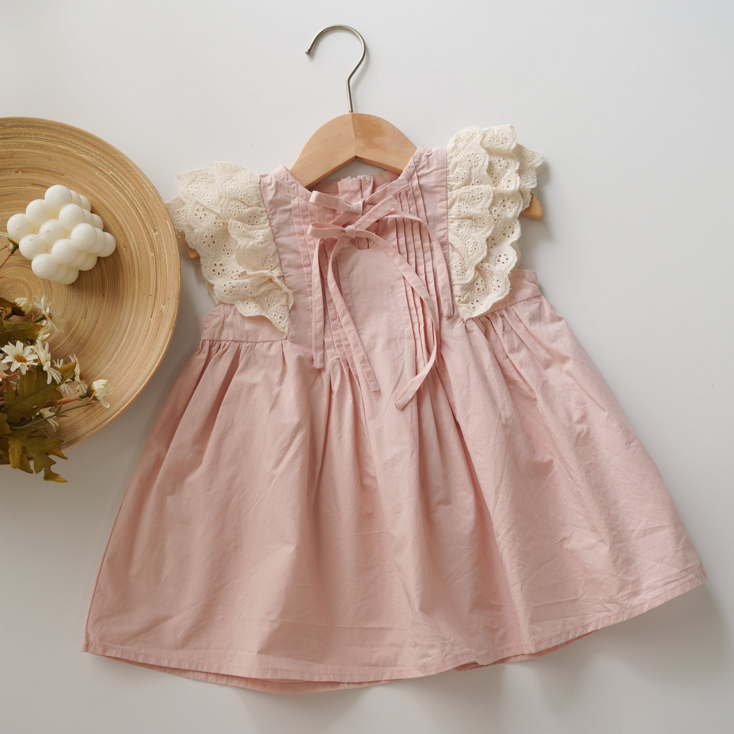 Sweet Girl Ribbon Dress (Size 130)