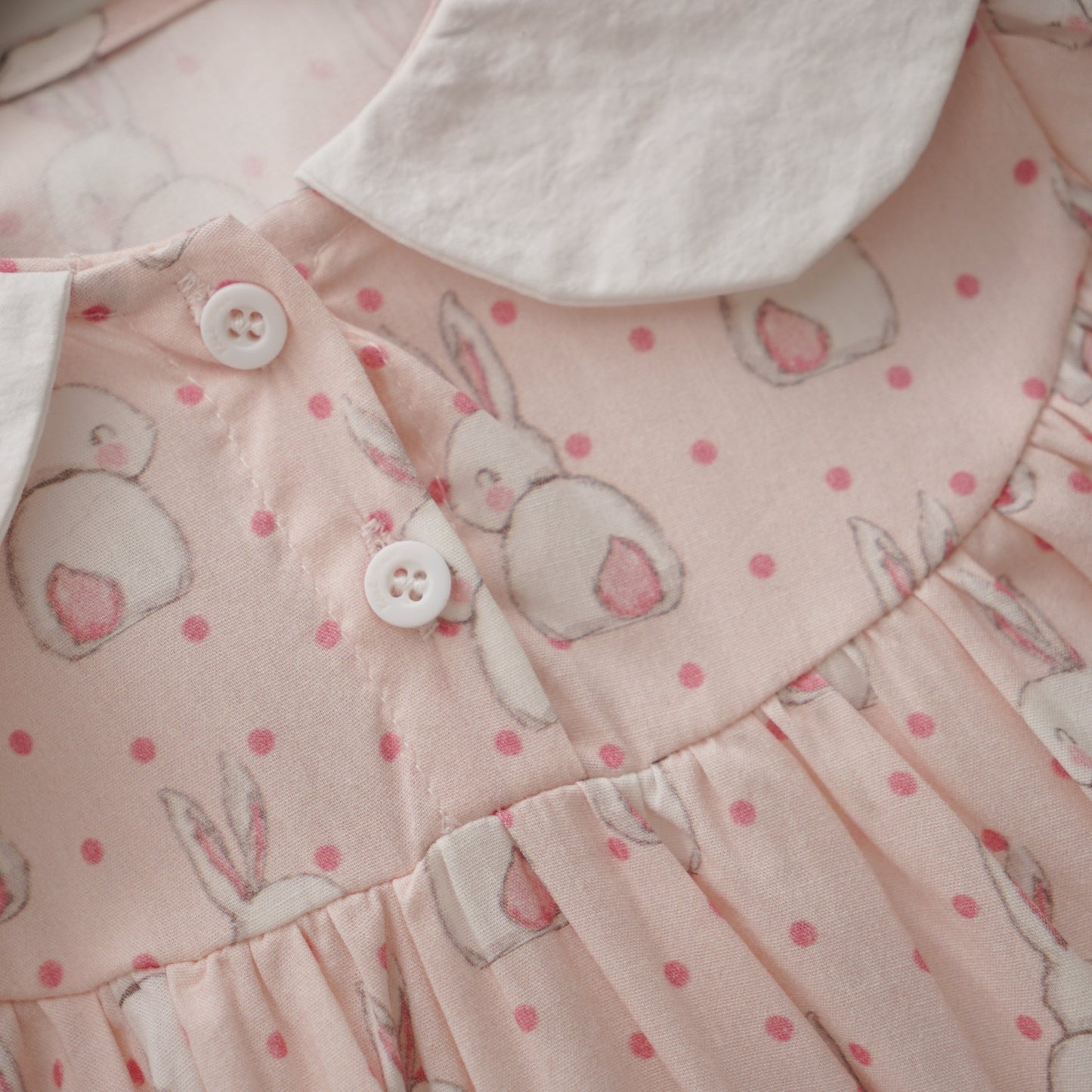 Bunny Print & Ear Romper (Size 73&80)