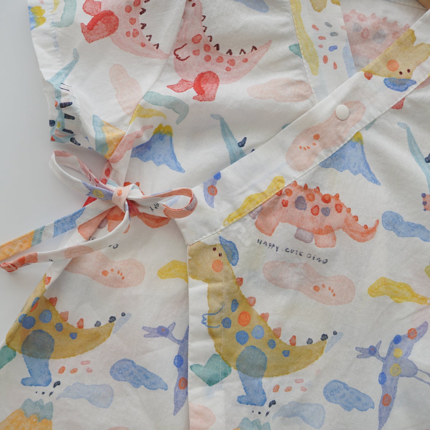 Dinosaur Overlap Romper (Size 80)