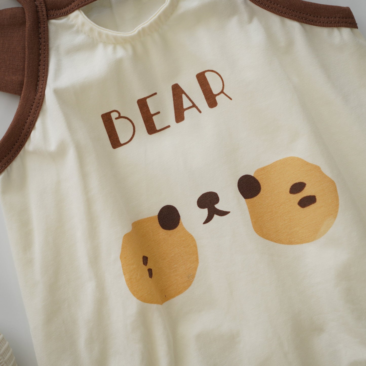 Blush Bear Daily Romper (Size 66&73)