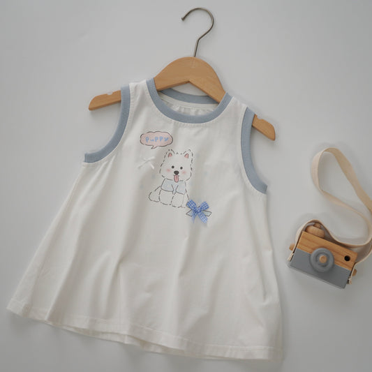 Puppy Simple Dress (Size 73&110)