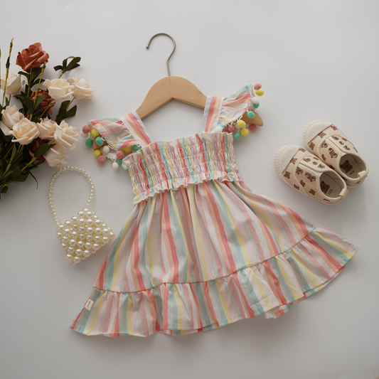 Color Block Layered Dress (Size 110&120)