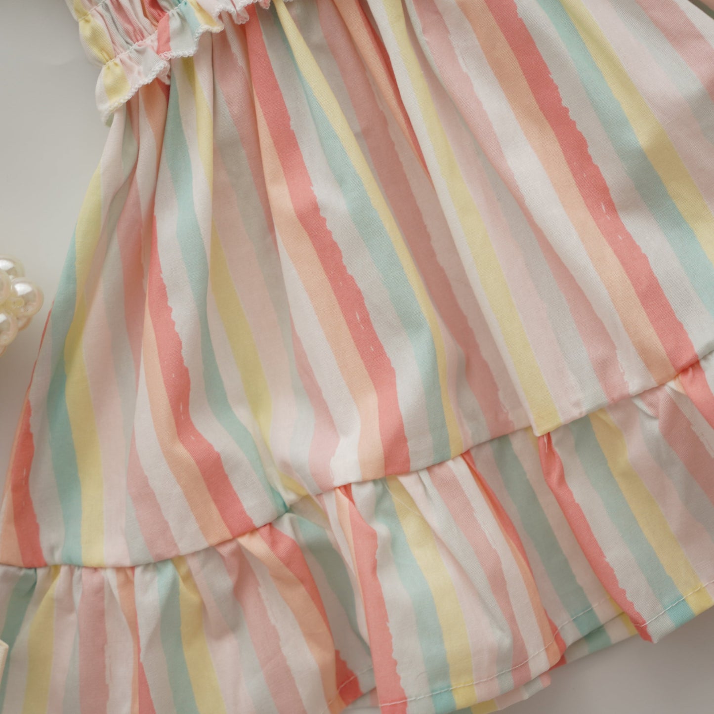 Color Block Layered Dress (Size 110&120)