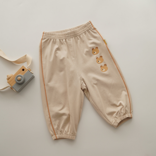 Bear Details Casual Pants