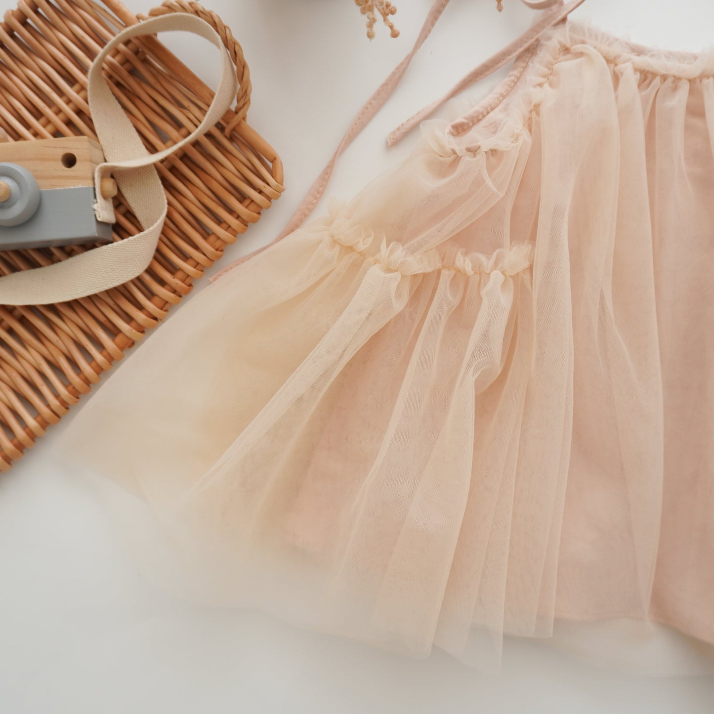 Self-tie Mesh Mini Mesh Dress (Greyish Blue Size 73)