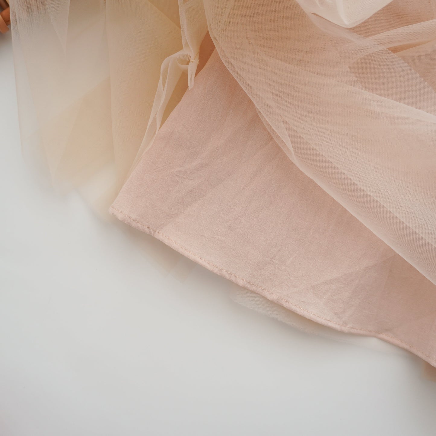 Self-tie Mesh Mini Mesh Dress (Greyish Blue Size 73)