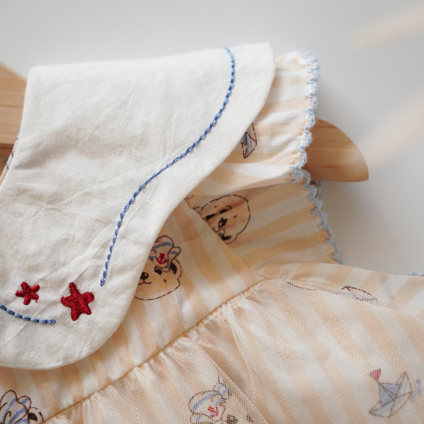 Sailor Bear Casual Dress (Size 120)