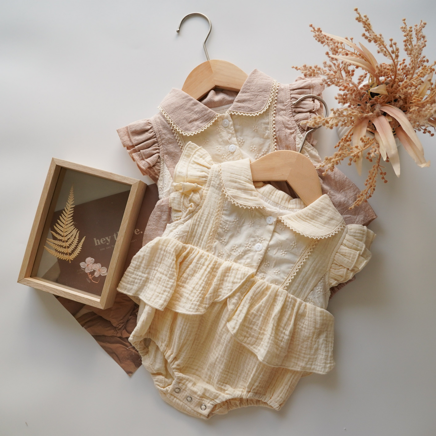 Daily Ruffled Sleeves Romper