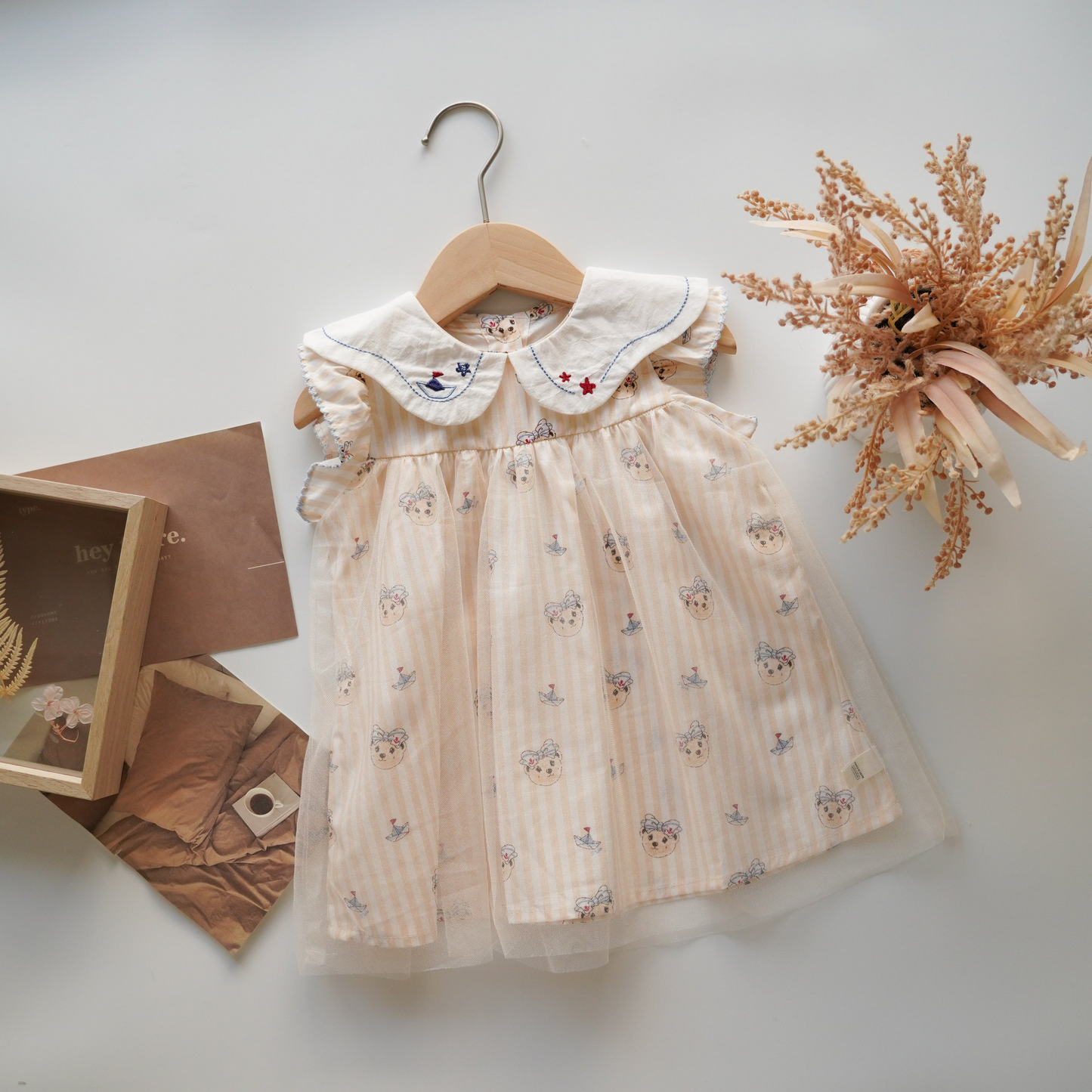 Sailor Bear Casual Dress (Size 120)